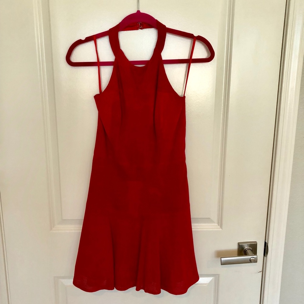 Parker, suede dress. NWT